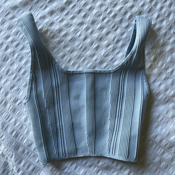 Aritzia Crop Top - Blue - Picture 4 of 5